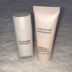 Flower bomb shower gel and body cream